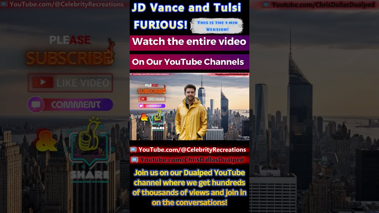 JD Vance And Tulsi Gabbard Furious On NYC S 10 Billion Migrant Crisis 