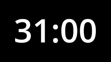 31 MINUTE TIMER - No Sound - Full HD 1080p - COUNTDOWN