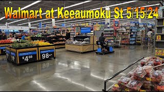 4K Walmart at Keeaumoku St on 24 in Honolulu Oahu Hawaii