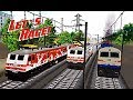 Indian train simulator  custom  solapur to mumbai amul wap5 double heading  duronto