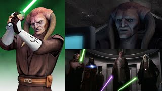 Saesee Tiin Scenes (Ep 1, 2, Clone Wars, 3)