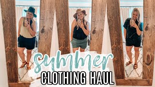 SUMMER CLOTHING HAUL + TRY ON | CURVY GIRL CLOTHING HAUL 2020 | TARGET, PEBBY FOREVEE, AMAZON