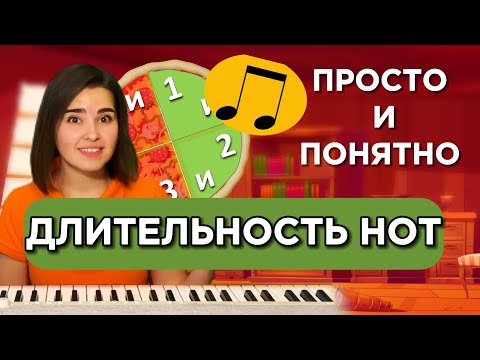 ДЛИТЕЛЬНОСТИ НОТ. Музыкальная грамота. Сольфеджио. Теория музыки
