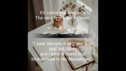 What is the shahada?