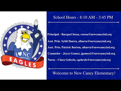 NCISD | Principal Welcome Video New Caney Elementary School | July 2023