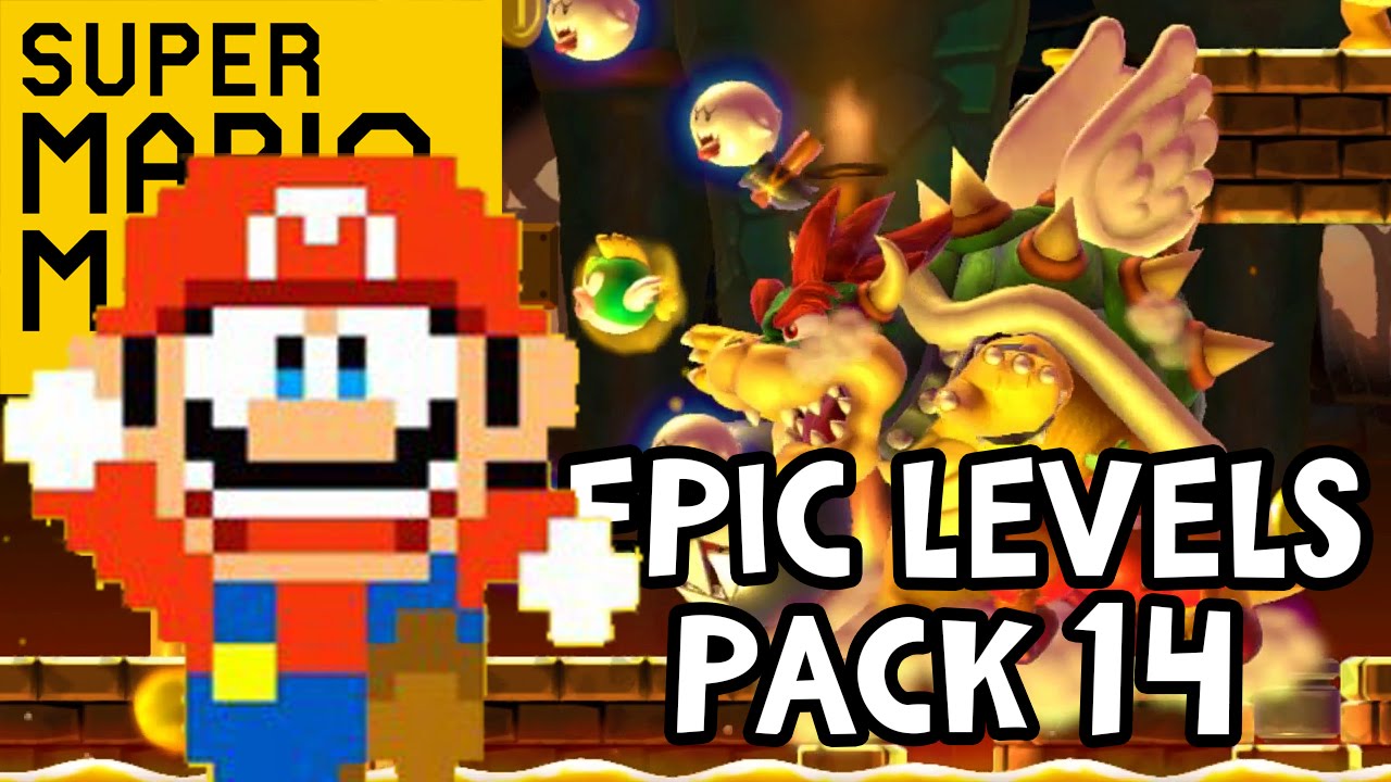 AIRPLANE MARIO?!? Super Mario Maker Gameplay - Epic Levels Pack #14 ...