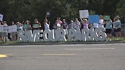 'Save our parks': Hundreds protest proposed developments inside Anastasia State Park thumbnail
