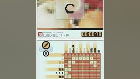 Picross DS - Normal 1-F - Lemon