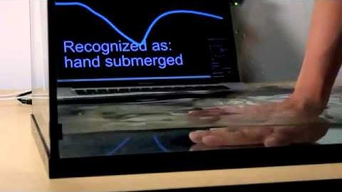 Touché: Touch Interaction Surface on Humans, Screens & Liquids by Disney Research
