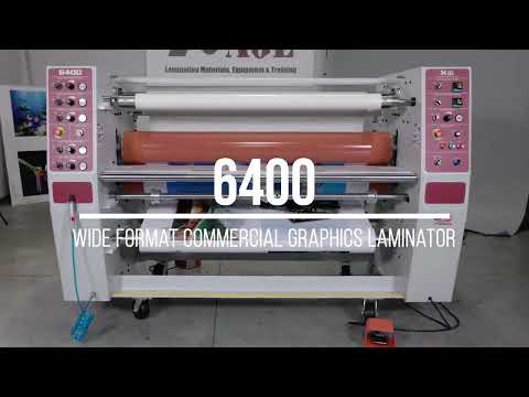 AGL 6400 Wide Format Commercial Graphics Laminator