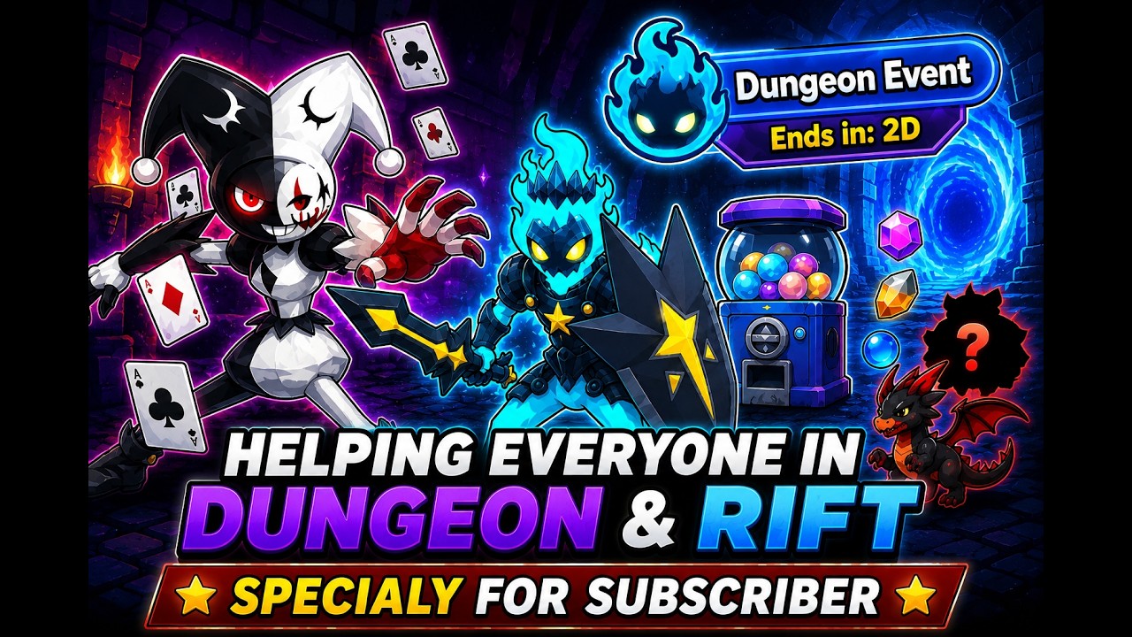 Dungeon and Rift Help SUBSCRIBER ONLY | CATCH A MONSTER #roblox