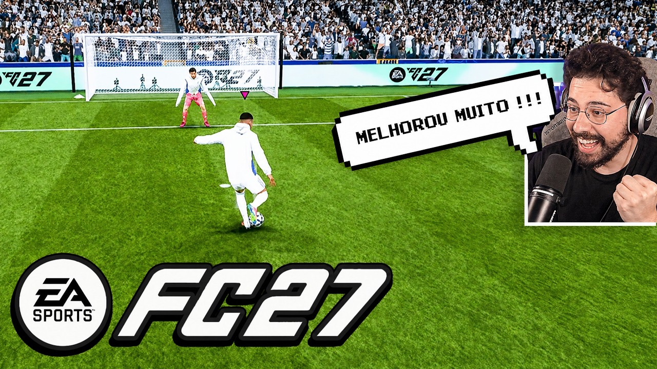 JOGANDO O FC 27 PELA PRIMEIRA VEZ !! Melhorou muito??