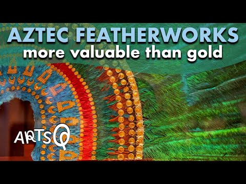 Aztec feather art more precious than gold!