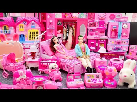 دقيقتان من الرضا مع مراجعة مجموعة ألعاب مطبخ وخزانة ملابس الأميرة باربي  بدون موسيقى