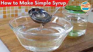 How to Make Clear Simple Syrup for Drinks at Home