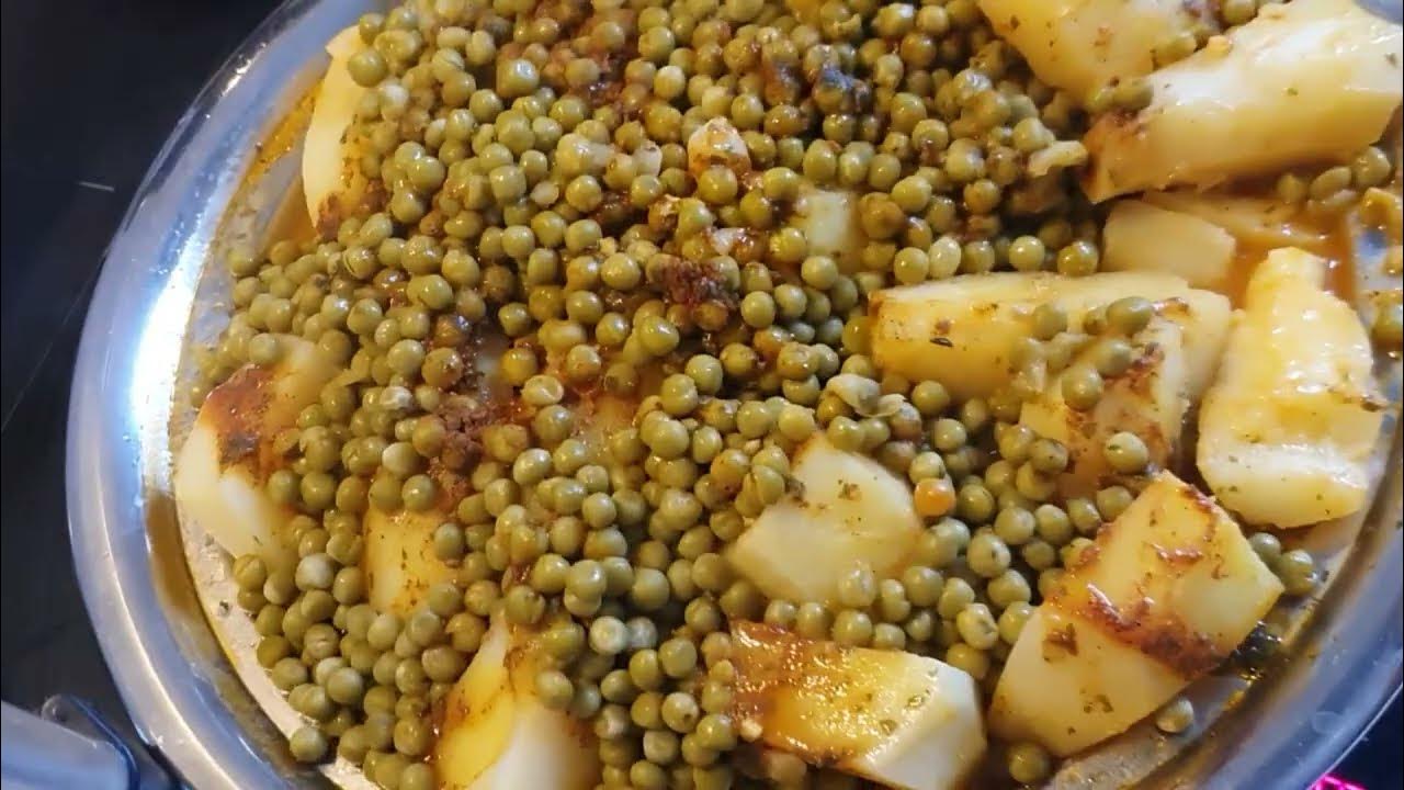 TAGINE AU POMME DE TERRE ET PETIT POIS POUR DÉBUTANT YouTube