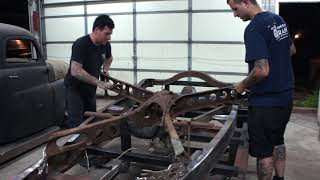How to Install A 42-48 Ford X-Member in a 1932 Ford Frame- Sweet Heart Roadster Ep. 23