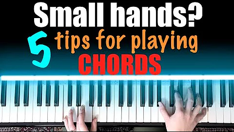 How to play Piano chords with small hands [5 ways to adapt]
