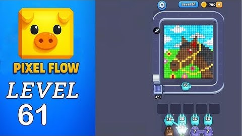 Pixel Flow Level 61 Walkthrough