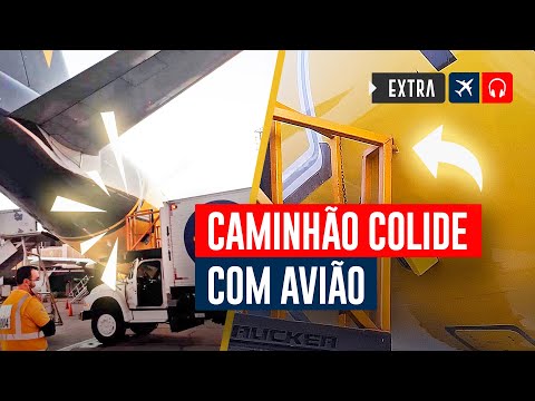 Caminhão Colide em Avião da Itapemirim e Cancela Voo #Extra-AeM