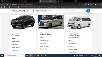 Penerapan Aplikasi Berbasis Website/Mobile Rental Mobil Menggunakan Codeigniter 3