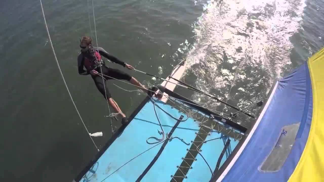 Hobie 16 on Trapeze YouTube