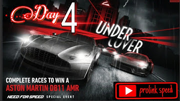 NFS No Limits Under Cover Event || Day 4 || Aston Martin DB11 AMR - Krewella soundtrack