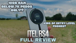 ITEL RS4 FULL REVIEW! - GRABE NAMAN RAM NITO 12GB NA TAPOS BELOW 7K PESOS LANG! SOBRA SULIT NA PHONE