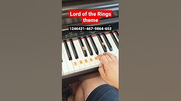 Thumbnail of Lord of the Rings theme song - piano tutorial