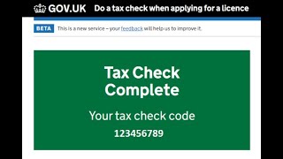 Getting a licence code using HMRC