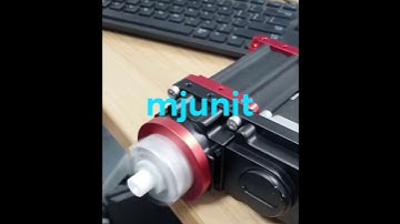 MJ90 electric rotary table for precision rotation clamping claw, hollow rotary platform electric red