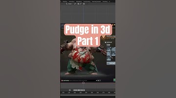 Pudge 3D — Just the Head #shorts #pudge #dota2