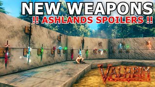 Ashlands Melee Weapons and Enchantments | First Impressions | Valheim
