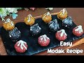 Bina Gas Jalaye 10 minute main banayein 3 tarah ke Modak | No Cook 3 Easy Biscuit Modak