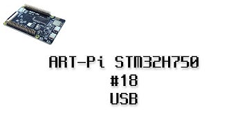Live) ART-Pi STM32H750 #18 - USB