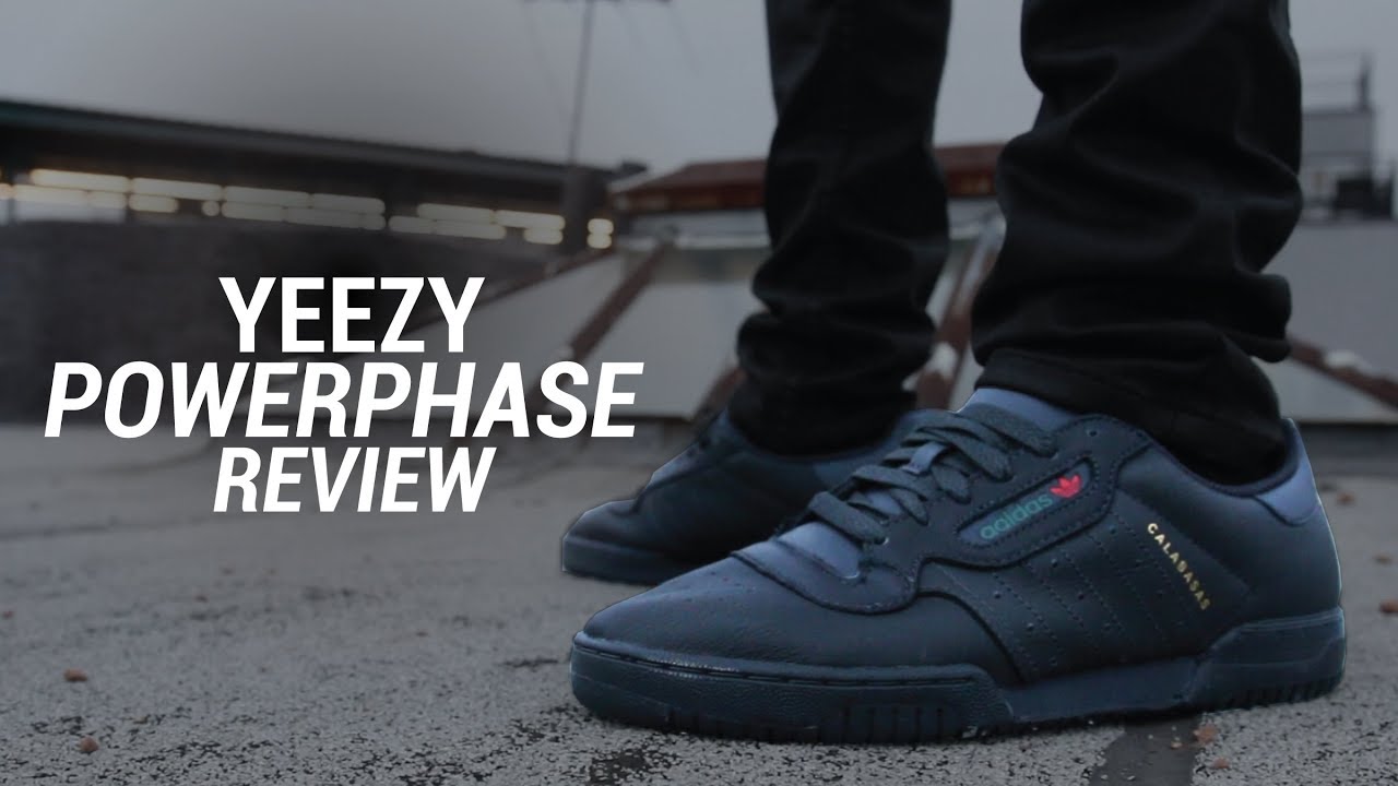 fake yeezy powerphase black