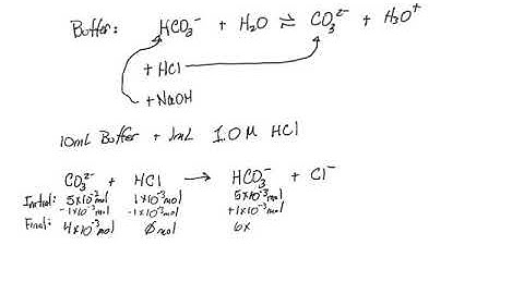 Buffer Lab Part 2 - HCl as limiting reagent