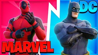 MARVEL VS DC FASHION SHOW In Fortnite!