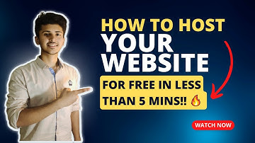 How to Host your Websites for FREE in Less than 5 Minutes!🔥| Free Web Hosting using Netlify!