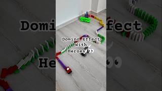 Domino Effect - Relaxation Video &amp; Heroes 😇 Watch This 👀 #dominoeffect #domino #yt