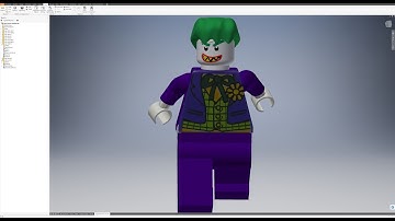 Designing a Lego Person - Part 8 (Autodesk Inventor 2017)