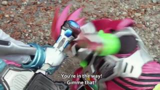 ex-aid mighty taddle critical finish (ex aid vs naga indosiar)