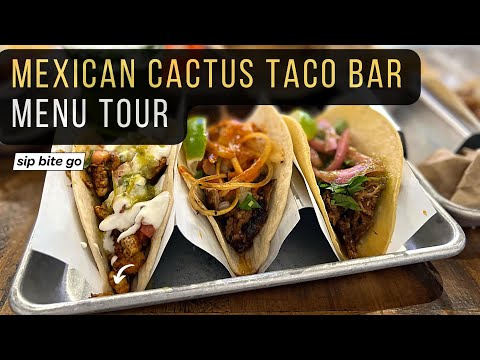 MENU TOUR Mexican Cactus Taco Bar in Allen, Texas (Life In Dallas)