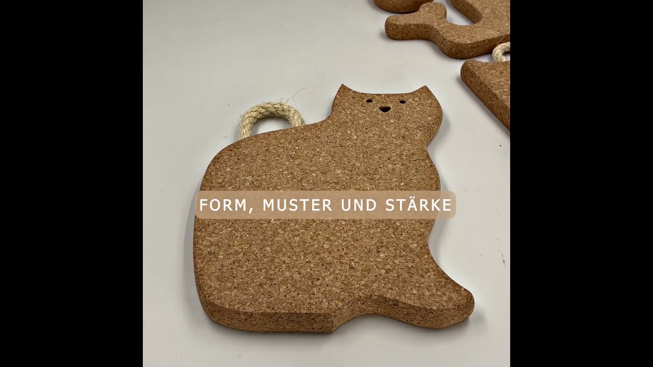 Korkuntersetzer können richtig stylisch sein!