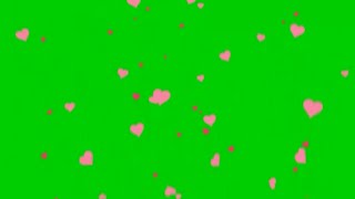 Green screen love bubbles flying. Green screen love animated. Green screen love effects HD.