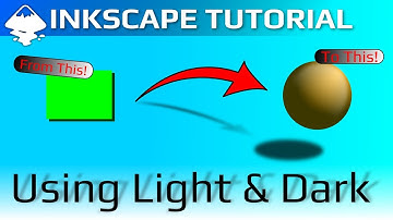 Using Light & Dark In INKSCAPE