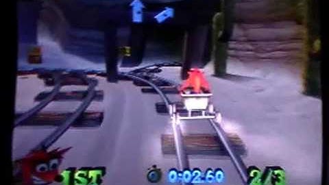 Crash Bandicoot TWOC Time Trial-Level 27 Ghost Town 0:13.66