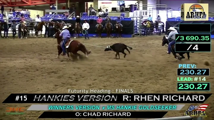ARHFA Sun Circuit Futurity Heading Champions - Rhe...