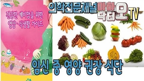 임신 중 영양 권장 식단