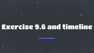 Class 4 Maths chapter 9 exercise 9.6 and timeline